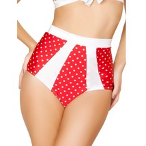 Polka Dot High Waisted Shorts Retro Pinup Style White Trim Red SH3120 XL - £22.77 GBP