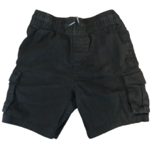 Boys Cargo Shorts Black Wonder Nation Size M (8) Elastic Waist Pockets - £5.75 GBP