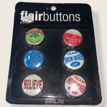 neatlife flairbuttons 6 pieces Merry Me Pins - £4.34 GBP
