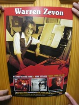 Warren Zevon Poster Werewolves Of London Piano Shot Double Sided - $90.32