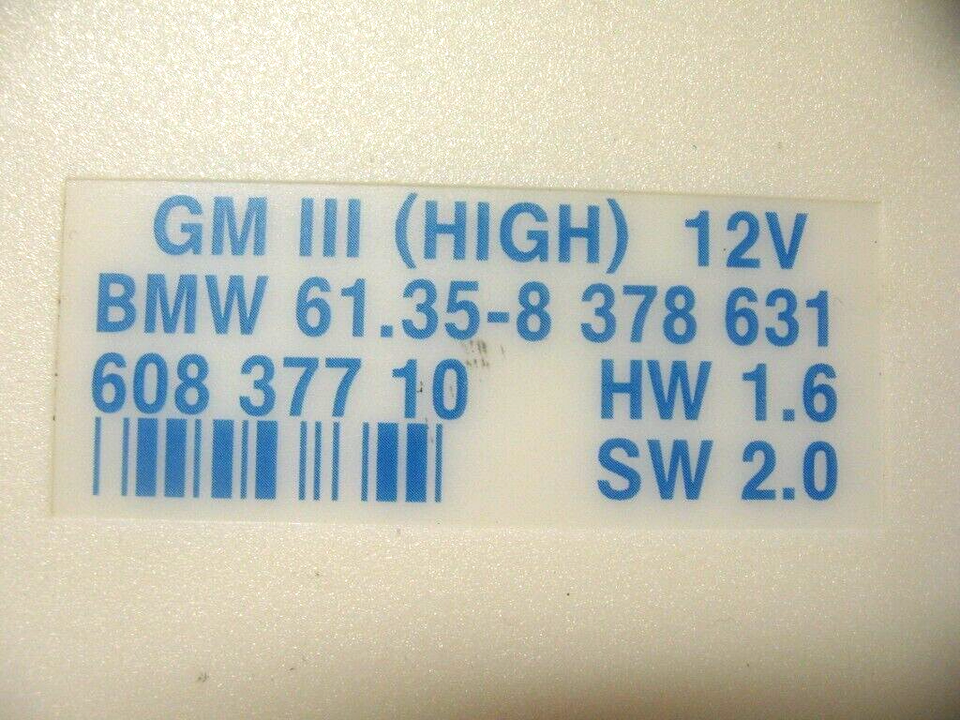 BMW GENERAL MODULE GMIII HIGH 1996 1997 E39 528i 540 E38 740iL 613583786... - $93.56