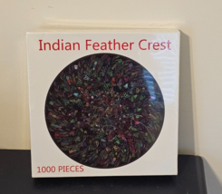 NEW SEALED Bgraamiens 1000 Piece Puzzle Indian Feather Crest - £11.73 GBP