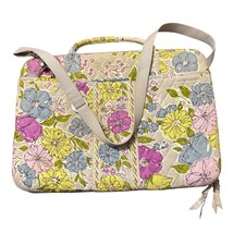 Vera Bradley Floral Quilted Laptop Bag With Shoulder Strap &amp; Handles - $24.00