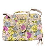 Vera Bradley Floral Quilted Laptop Bag With Shoulder Strap &amp; Handles - $443.71 MXN