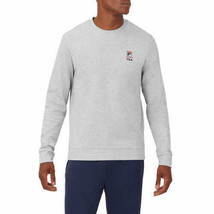 FILA Mens Long Sleeve Crew Neck Lightweight Sweatshirt , Gray , S - £18.23 GBP