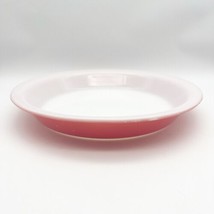 PYREX Flamingo PINK  9&quot; Round Pie Plate Baking Dish MCM #909 Ovenware - £15.66 GBP
