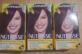 Garnier Nutrisse Deep Burgundy Hair Color Creme, 3 Count - £31.00 GBP