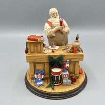 Norman Rockwell&#39;s Santa Collection &quot;Santa&#39;s Workshop&quot; #82391 Figurine 1990 - £11.65 GBP