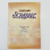 Scrabble Deluxe Instructions Guide Booklet Manual Replacement Game Part 1999 - £3.55 GBP