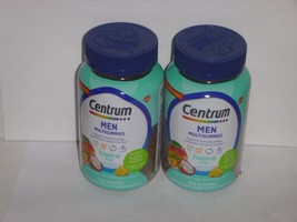 (2 pack)  Centrum Mens Multivitam Gummies -Tropical Fruit 100ct Each Exp 4/2025 - £15.08 GBP