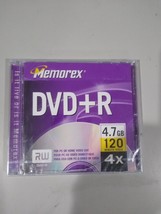 Memorex  DVD+R 4X 4.7 GB 120 Min Video RW Print Label Write NEW - £5.44 GBP