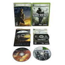 Xbox 360 Combat Game Lot Halo 3 Call of Duty 4 Halo 2 Assassins Creed 3 - £7.45 GBP