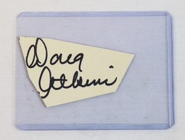 Doug Atkins Signed Index Card Cut Saints - $9.89