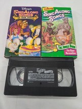 Lot Of (3) Disney&#39;s Sing Along Songs VHS Tapes The Bare Necessities Be Our Guest - £18.85 GBP