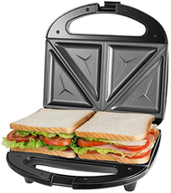 Sandwich Maker Toaster And Electric Panini Press With Non-stick Plates Black NEW - £23.42 GBP