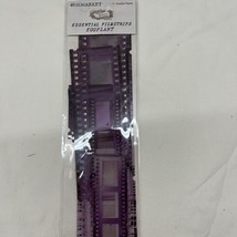 49 &amp; Market  NIP Eggplant Essential Filmstrips 11pcs Acetate Scrapbooking - $114.02 MXN