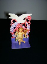 3D Pop up Embossed Greeting Card Victorian Vintage 1984 Angels New - £7.88 GBP