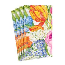 Caspari Redoute Floral Paper Guest Towel Napkins in Ivory, 30 Count - £9.17 GBP+