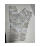 ATHLETA High-Rise Tan Camo Leggings Tight w/ Pockets Womens Size X-Small - $21.95
