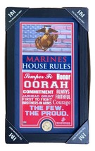 Marines House Rules 12x20 Framed Collage w/ Highland Mint Coin - £76.09 GBP