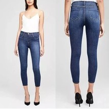 L’AGENCE Margot High-Rise Skinny Women&#39;s Denim Jeans Prime Blue Size 26 - £45.63 GBP
