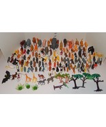 Huge Lot of 125 Pretend Play 1&quot; Mammal Farm Jungle Animal Figures Cow El... - €59,81 EUR