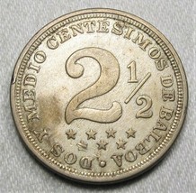 1916 Panama 2 1/2 Cent XF Coin AG387 - £18.51 GBP