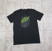 Black Label Moutain Dew Graphic Print Short Sleeve T Shirt Sz L The Concert Tee - £23.25 GBP