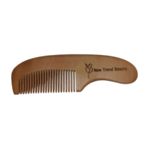 New Trend Beauty NTB Comb With Handle Natural Wood - £5.72 GBP