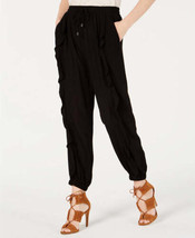 American Rag Juniors Ruffled Drawstring Pants Color Black Size XX-Large - $49.01