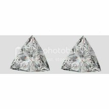 A Pair Of Triangle Cut Loose Diamonds (0.48 Ct,G-H,Vs2-Si1) - £942.33 GBP