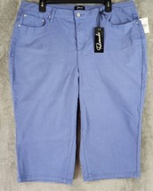 Tailormade Pants Womens 20 Blue English Manor Denim Casual Momcore Capri - £21.95 GBP