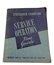 Book Studebaker Champion Model G Service Operations Time Guide 1939 - 19... - £14.34 GBP