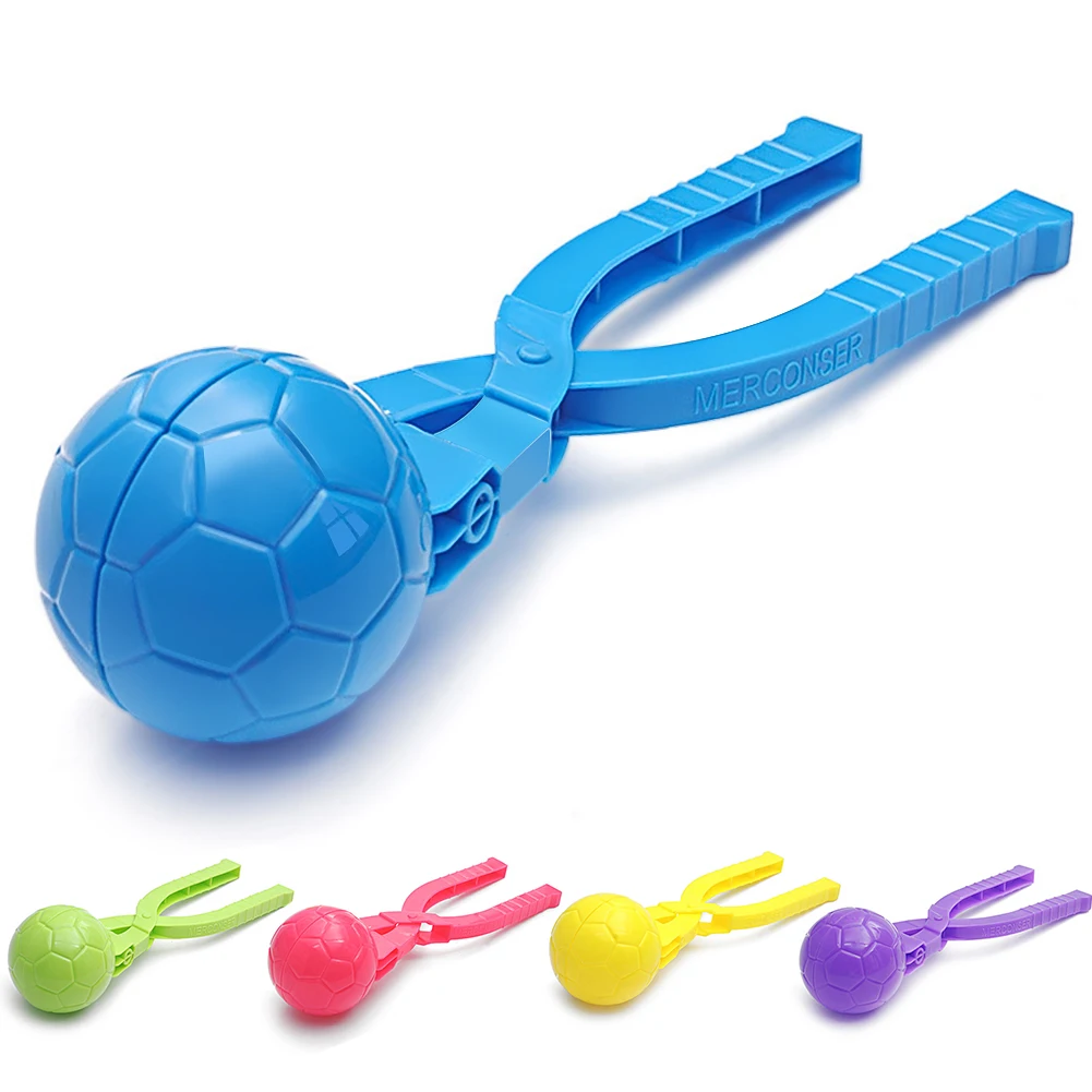 Football DIY Snowball Tool Portable Color Random Snow Sand Mold Clip Durable - £9.95 GBP