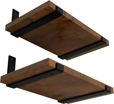 12 Inch Shelf Bracket for DIY Floating Shelf 1/5 Inch  4 Pack 11.25” X 6” X 1.5” - £34.08 GBP
