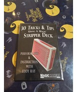 30 TRICKS &amp; TIPS USING A STRIPPER DECK magic instructional Eddy Ray card... - $21.75 CAD