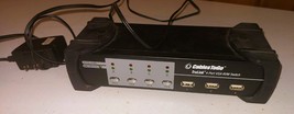 Cables To Go Model 35555 TruLink 4-Port VGA and USB 2.0/PS2 KVM Switch - $8.67
