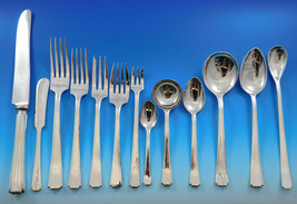 Japanese Modern Classic 950 Sterling Silver Flatware Set Dinner Service 118 pcs - £6,687.01 GBP