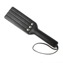 Faux Leather Double Smack Fronded Spanking Paddle - $12.99