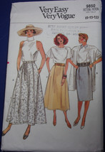 Vogue Misses’ Skirt Size 8-12  #9850   - £7.18 GBP