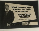 Politically Incorrect Print Ad Advertisement Bill Maher pa7 - £4.72 GBP