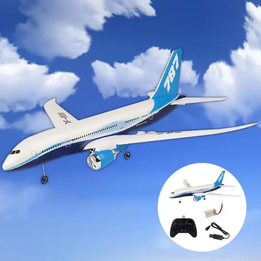 DIY Remote Control Aircraft EPP RC Drone Boeing 787 2.4G 3Ch RC Airplane Fixed - £68.41 GBP+