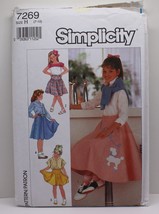 VTG Simplicity 7269 Sewing Pattern H Child Sz 7-10 Skirt - £15.12 GBP