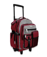 Everest 5045 Deluxe Wheeled Backpack Burgundy One Size - $49.49