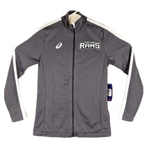 Highland Rams Womens Size Medium Track Jacket Sweatshirt Asics Gray - £12.19 GBP