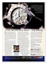 Stauer Monaco Automatic Watch George Thomas 2007 Full-Page Print Magazine Ad - £7.75 GBP