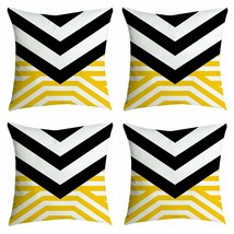 Pack of 4 Sofa Cushion Covers Cushion Pad Cover 18x18&quot; 20x20&quot; - £9.84 GBP+