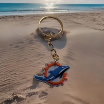 Miami Dolphins - Rubber Sport Key Chain - $6.93