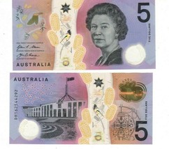 Australia $5.00 Dollar Bank Note Circulated Valid Currency Australian - £7.75 GBP