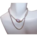 Dyadema Made in Italy Italian Sterling Silver Rhinestone Popcorn Chain N... - $168.15